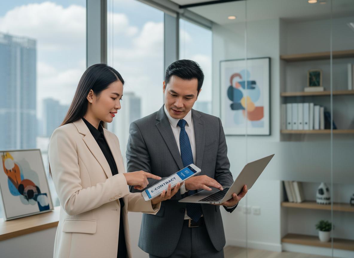 Hợp đồng điện tử có hợp pháp không? Giá trị pháp lý & điều kiện hiệu lực.